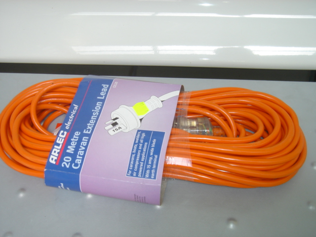 15 AMP 20 METRE EXTENSION POWER LEADS