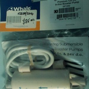 Whale In Line Booster Pump